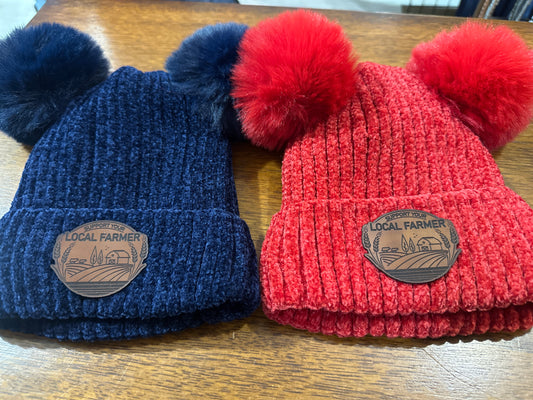 Kids Winter Hat- Support Your Local Farmer
