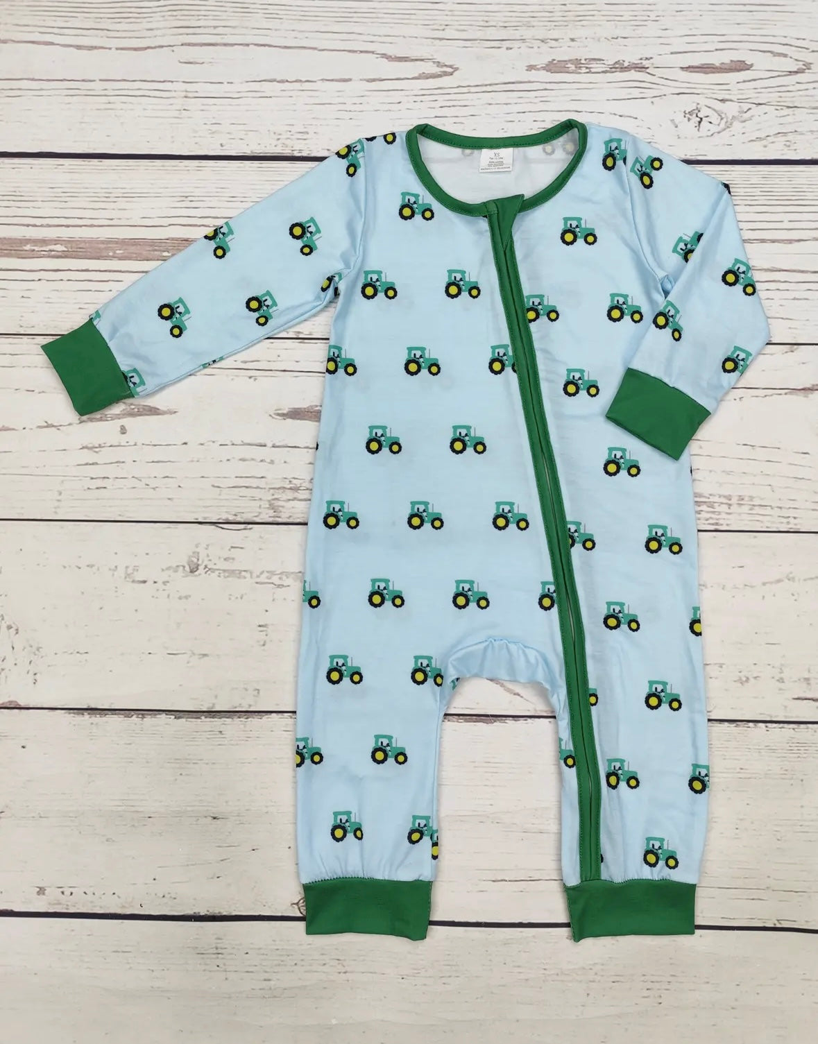 Baby Tractor Romper