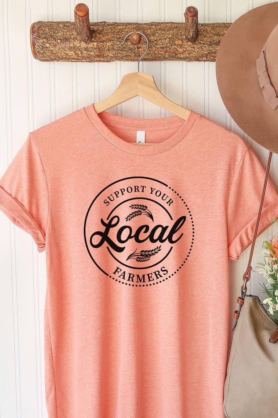 Support Your Local Farmers Graphic Tee