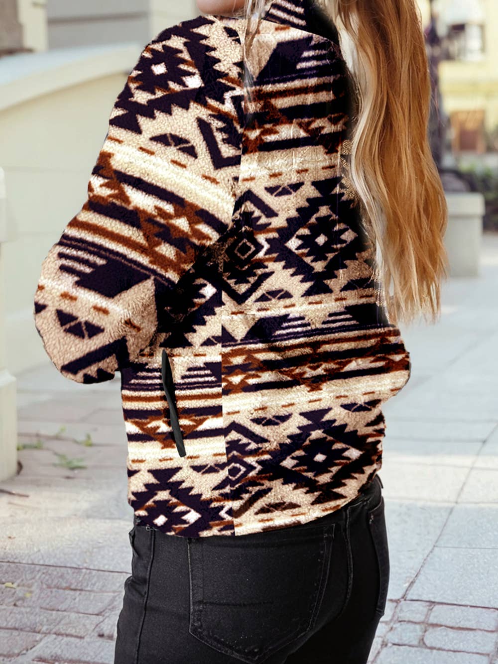 Western Half Zip Plush Sweatshirt | S-4X