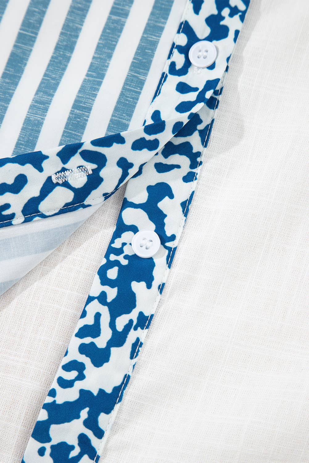 Leopard Striped Western Casual Shirt