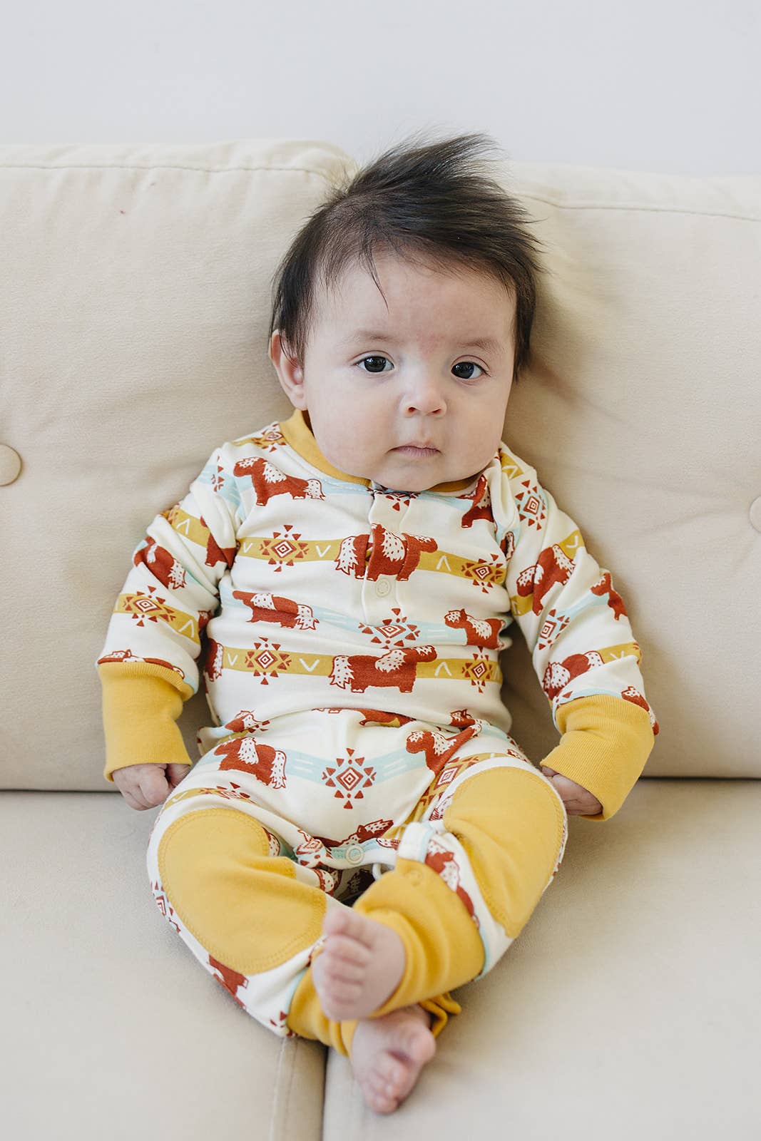Organic Cotton Crawler - Aztec Pony
