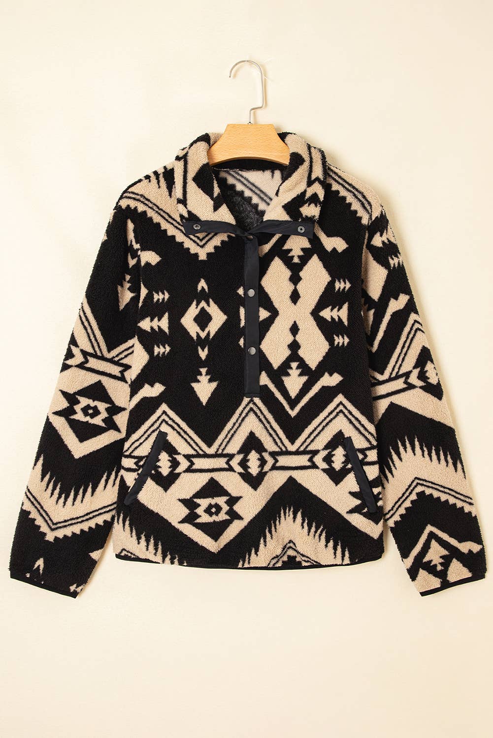 Western Half Zip Plush Sweatshirt | S-4X