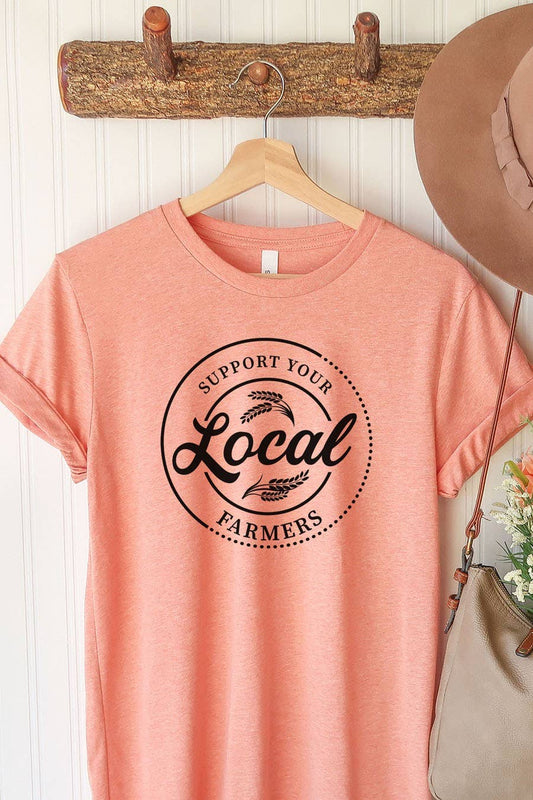 Support Your Local Farmers Graphic Tee