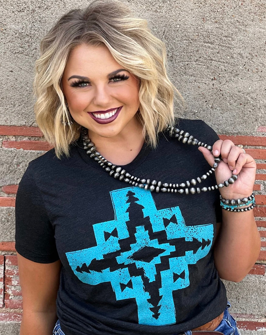 Isabel Aztec with Turquoises Tee