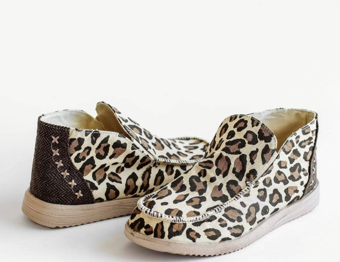 Slip On Leopard Shoe