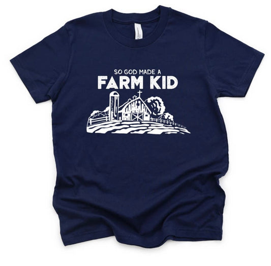 So God Made a Farm Kid Tee