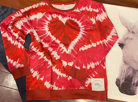 Tie Dye Valentine Shirt